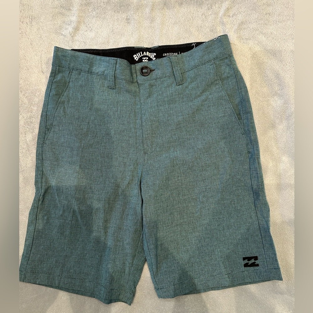 BILLIBONG Boys Size 25 Green Swim Trunks Shorts